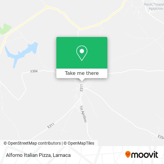 Alforno Italian Pizza map
