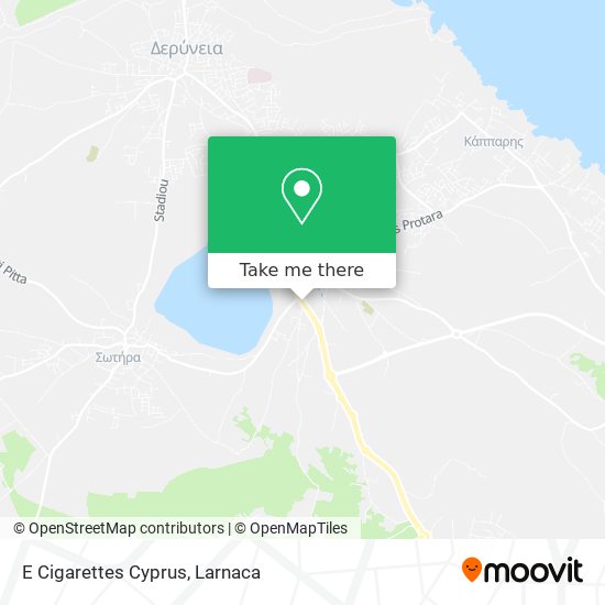 E Cigarettes Cyprus map