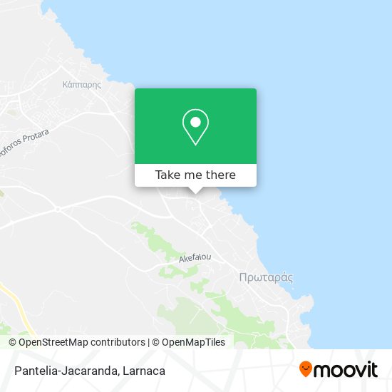 Pantelia-Jacaranda χάρτης