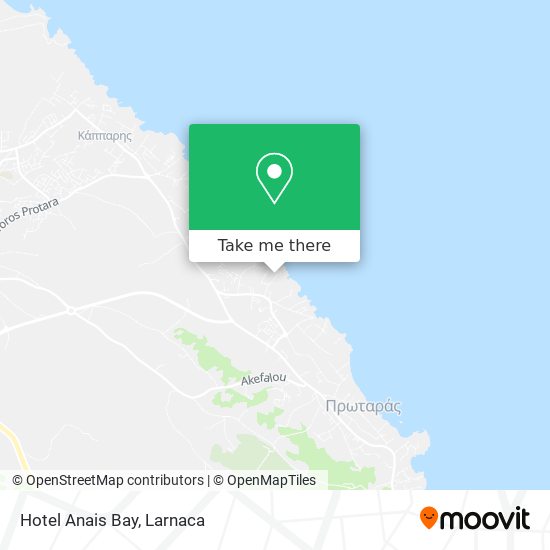 Hotel Anais Bay χάρτης