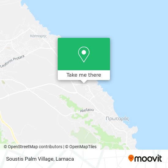 Soustis Palm Village χάρτης