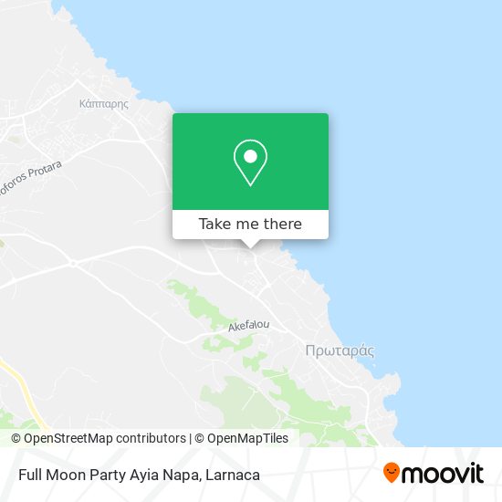 Full Moon Party Ayia Napa map