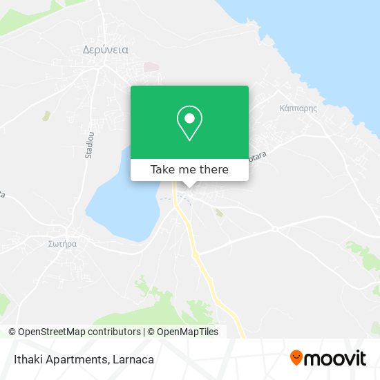 Ithaki Apartments map