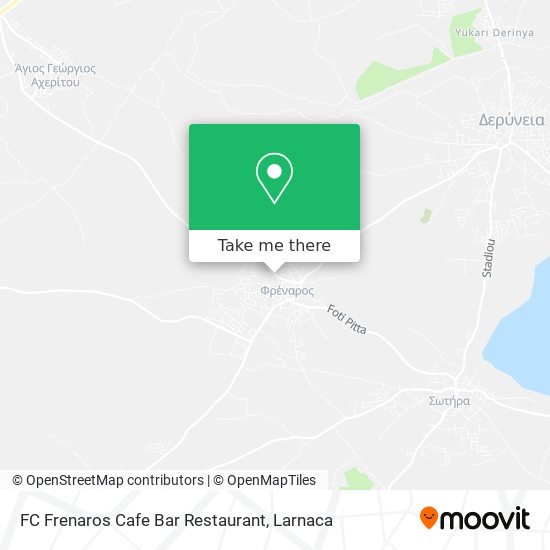 FC Frenaros Cafe Bar Restaurant χάρτης