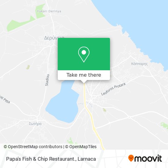 Papa's Fish & Chip Restaurant. map
