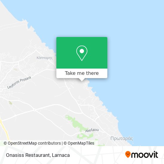 Onasiss Restaurant map