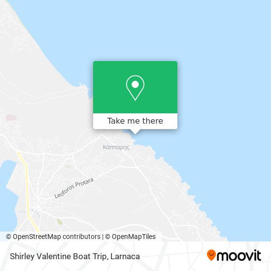 Shirley Valentine Boat Trip map