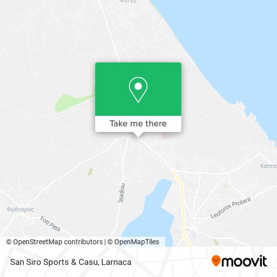 San Siro Sports & Casu map