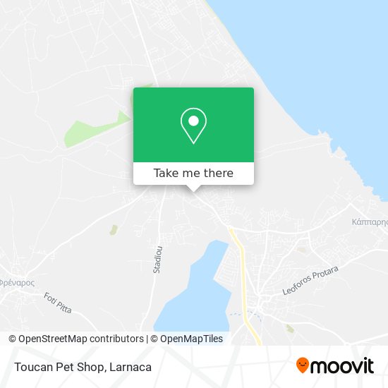Toucan Pet Shop χάρτης