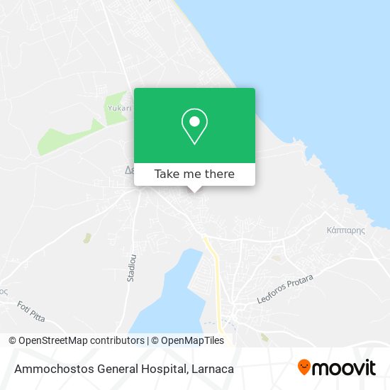 Ammochostos General Hospital χάρτης
