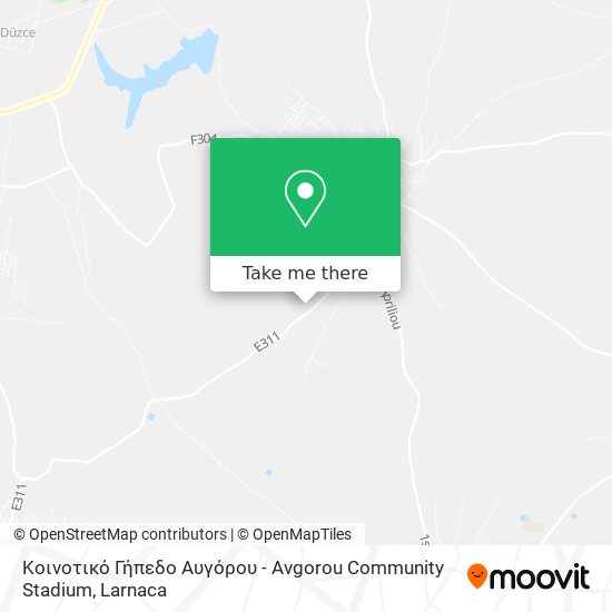 Κοινοτικό Γήπεδο Αυγόρου - Avgorou Community Stadium map