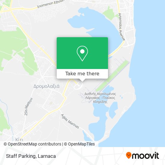 Staff Parking map