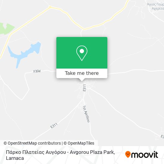 Πάρκο Πλατείας Αυγόρου - Avgorou Plaza Park χάρτης
