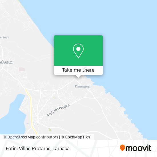 Fotini Villas Protaras map