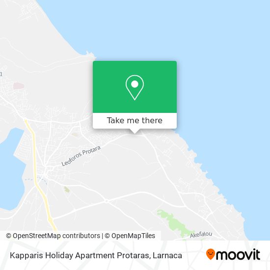 Kapparis Holiday Apartment Protaras map