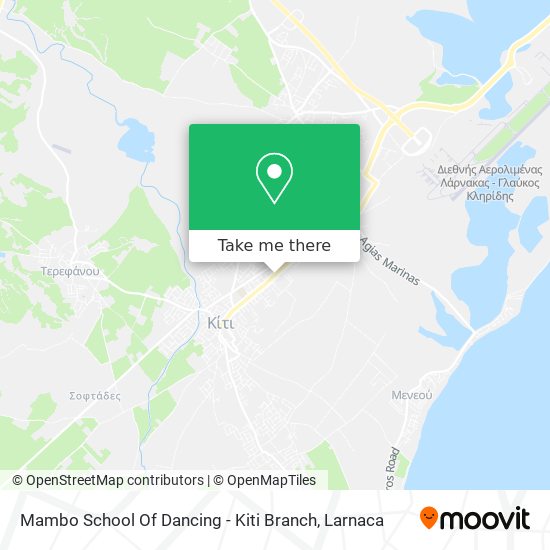 Mambo School Of Dancing - Kiti Branch map