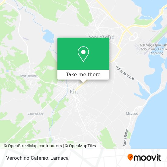 Verochino Cafenio χάρτης