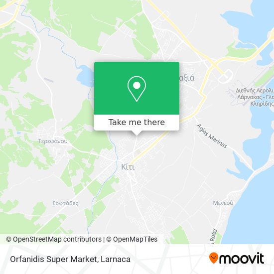 Orfanidis Super Market χάρτης