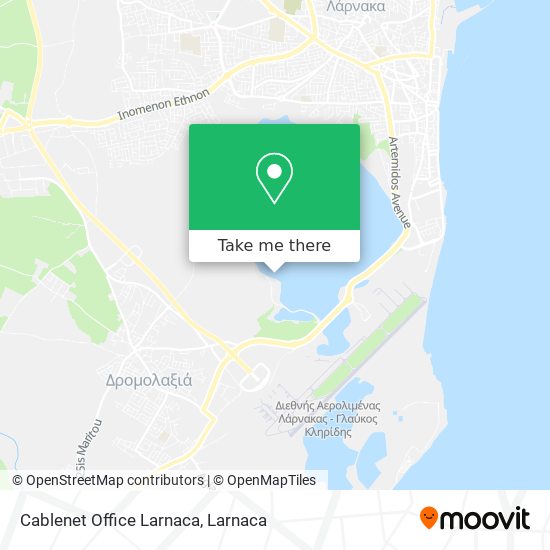 Cablenet Office Larnaca map