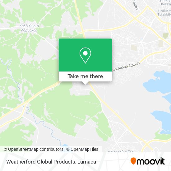 Weatherford Global Products map