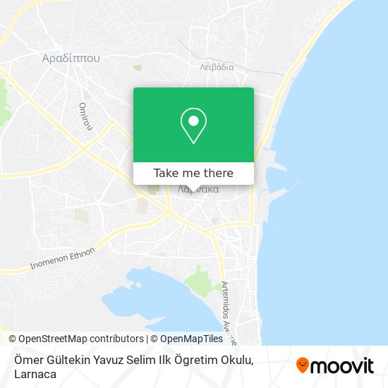 Ömer Gültekin Yavuz Selim Ilk Ögretim Okulu map
