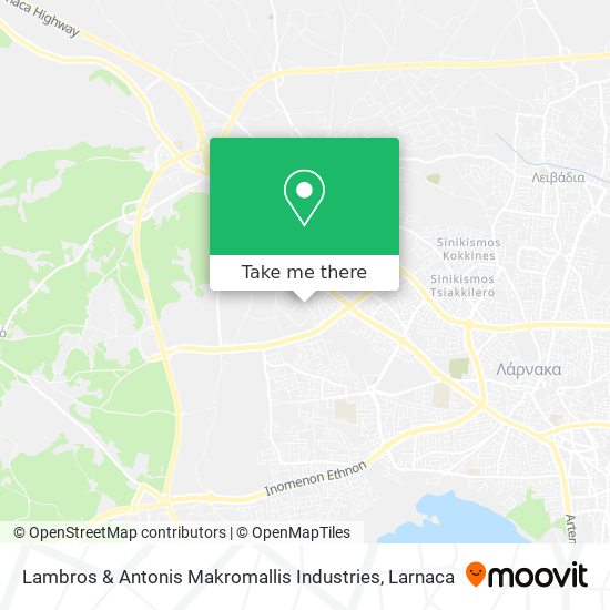 Lambros & Antonis Makromallis Industries χάρτης
