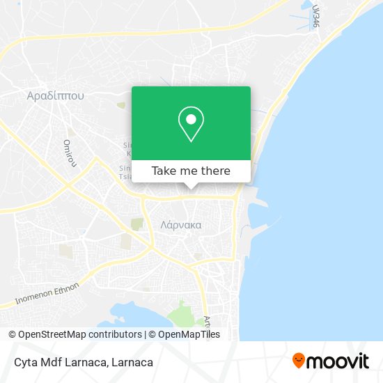 Cyta Mdf Larnaca χάρτης