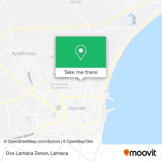 Ovs Larnaca Zenon χάρτης