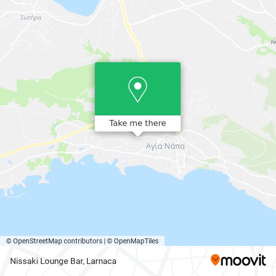 Nissaki Lounge Bar χάρτης