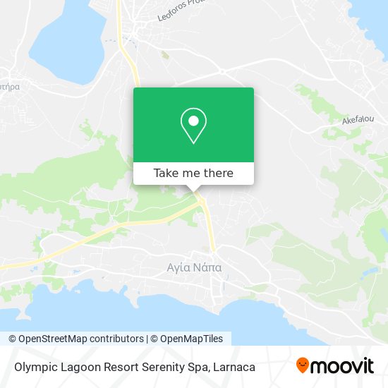 Olympic Lagoon Resort Serenity Spa χάρτης