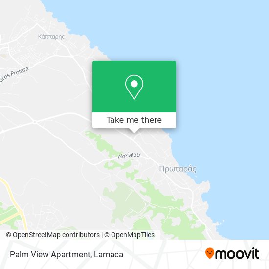Palm View Apartment map