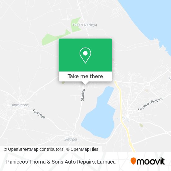 Paniccos Thoma & Sons Auto Repairs map