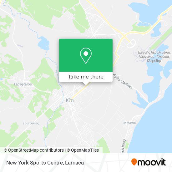 New York Sports Centre map