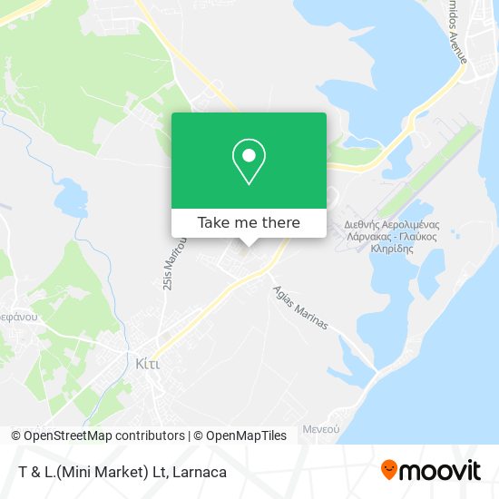 T & L.(Mini Market) Lt χάρτης