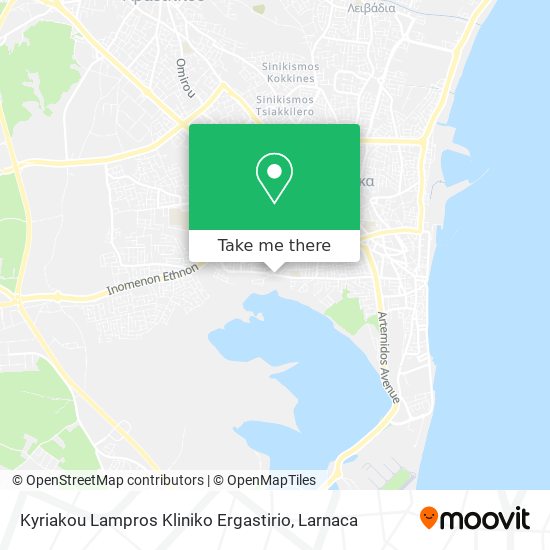 Kyriakou Lampros Kliniko Ergastirio χάρτης