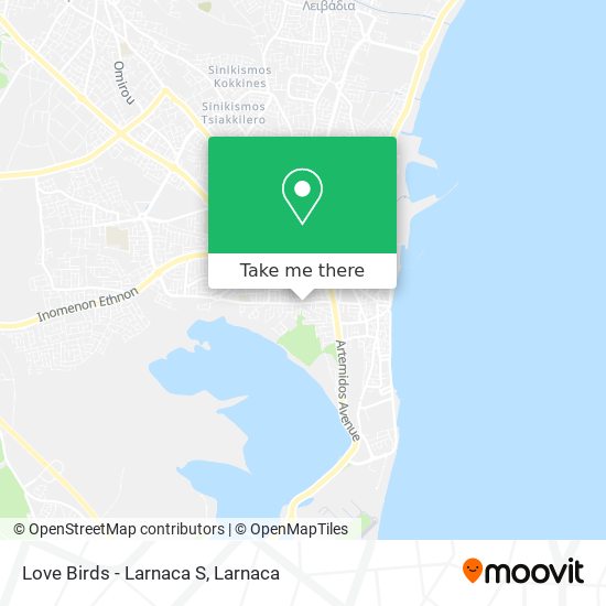 Love Birds - Larnaca S map