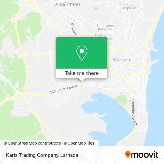 Karis Trading Company map