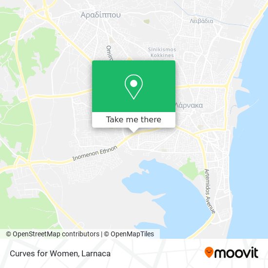 Curves for Women map