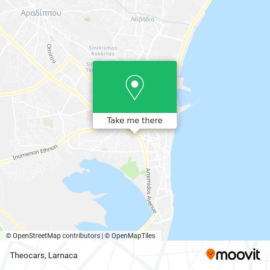 Theocars map