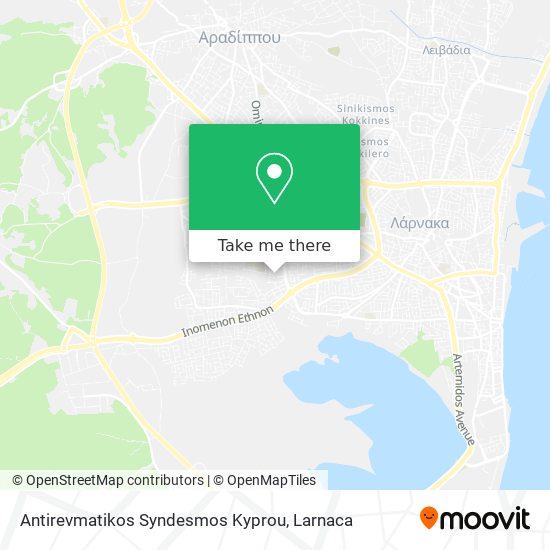 Antirevmatikos Syndesmos Kyprou χάρτης