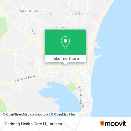Chrimag Health Care Li map