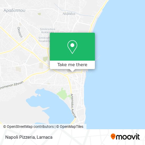Napoli Pizzeria χάρτης