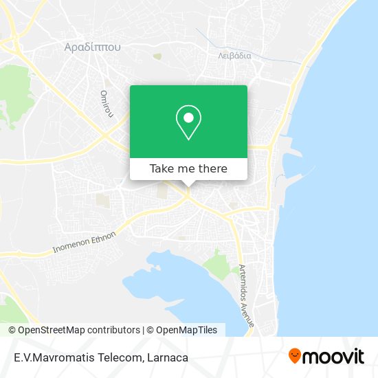 E.V.Mavromatis Telecom map
