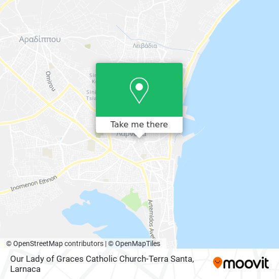Our Lady of Graces Catholic Church-Terra Santa χάρτης