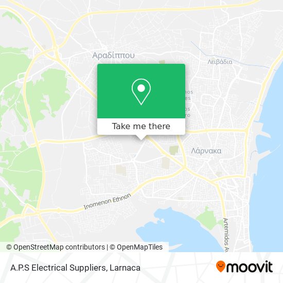 A.P.S Electrical Suppliers map