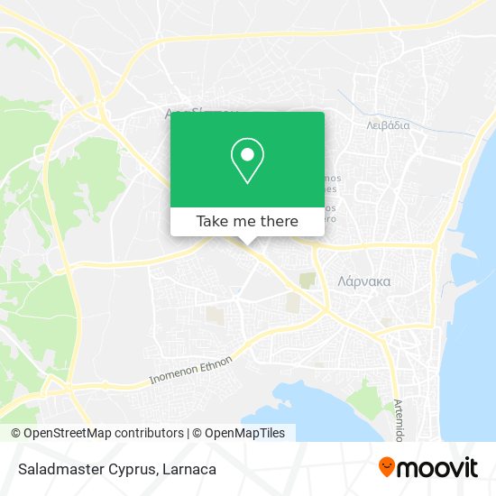 Saladmaster Cyprus χάρτης