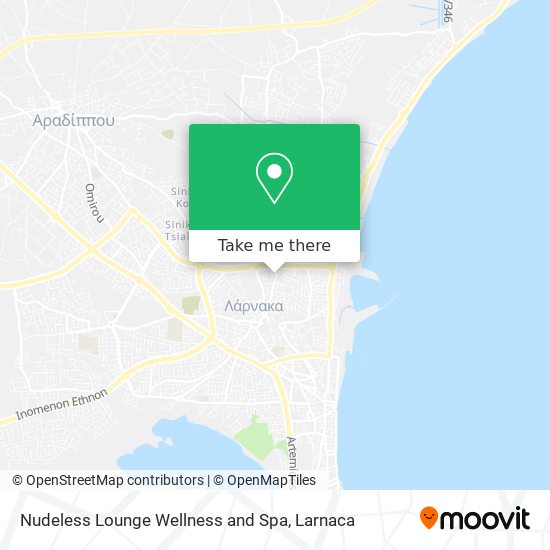 Nudeless Lounge Wellness and Spa map