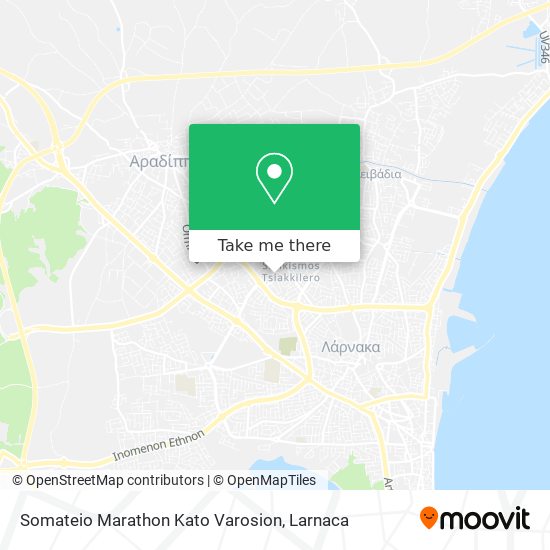 Somateio Marathon Kato Varosion χάρτης