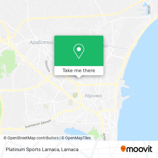 Platinum Sports Larnaca χάρτης