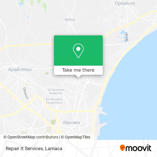 Repair It Services map